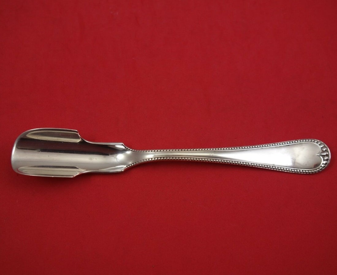 Gorham Newcastle Sterling Silver Cheese Scoop Large 8 Inch Serving Piece: Gorham Newcastle Sterling Silver Cheese Scoop Large 8 Inch Serving Piece Discover the elegance of the Newcastle Cheese Scoop, crafted by Gorham from sterling silver. This large serving piece measures