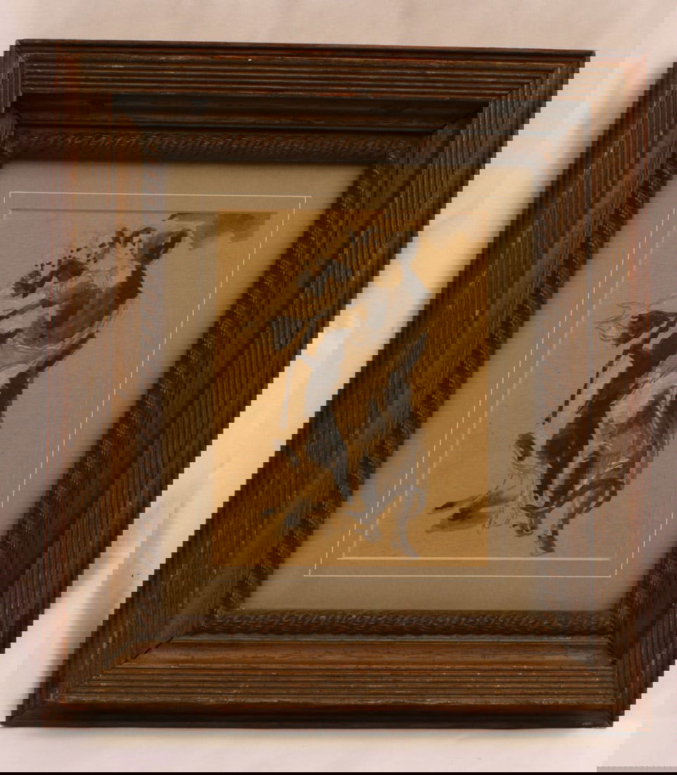 Authentic Watercolor by Robert Bizinsky 1950-1969 Signed & Certified (1 of 3)