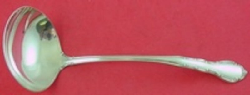 Gorham Andante Sterling Silver Gravy Ladle 6.5 Inch Serving Utensil: Gorham Andante Sterling Silver Gravy Ladle 6.5 Inch Serving Utensil This elegant gravy ladle is part of the Andante pattern by Gorham, crafted from high-quality sterling silver. Measuring 6 1/2 inches