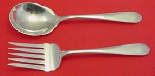 Kirk-Stieff Wadefield Sterling Silver 2pc Salad Serving Set (1 of 1)