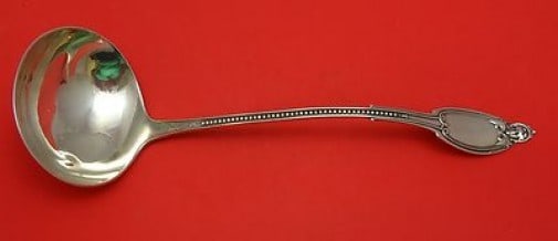 Albert Coles Kenilworth Sterling Silver Soup Ladle 13 Inch: Albert Coles Kenilworth Sterling Silver Soup Ladle 13 Inch This exquisite soup ladle from the Kenilworth pattern by Albert Coles is crafted from high-quality sterling silver. Measuring 13 inches, this