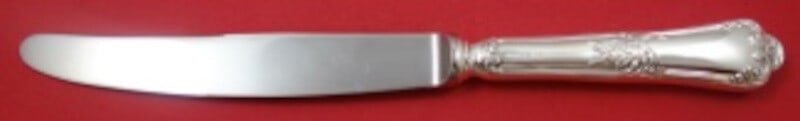 Zaramella Argenti Floreale Sterling Silver Dinner Knife 9 3/4": Zaramella Argenti Floreale Sterling Silver Dinner Knife 9 3/4" Presenting a stunning dinner knife from the Floreale (Floral) pattern by Zaramella Argenti. Crafted from high-quality sterling silver, th