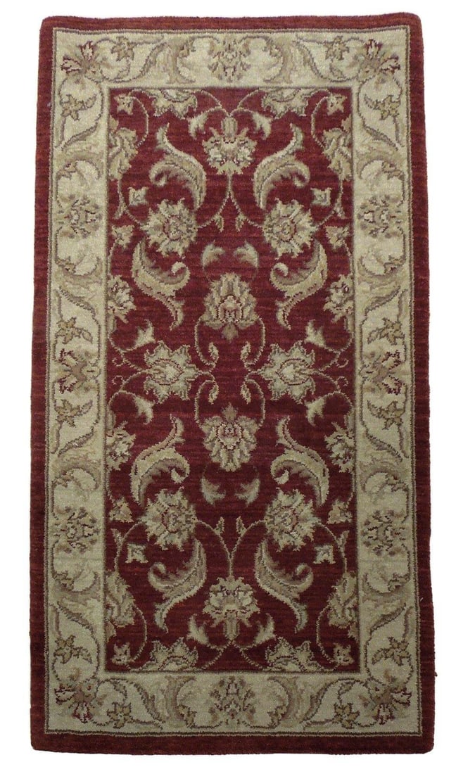 Handcrafted Persian Rug 2.5 x 4.5 Pecan Brown Traditional Design: Handcrafted Persian Rug 2.5 x 4.5 Pecan Brown Traditional Design Free continental US Shipping Enhance your home with this exquisite handcrafted traditional rug, featuring intricate Persian designs tha