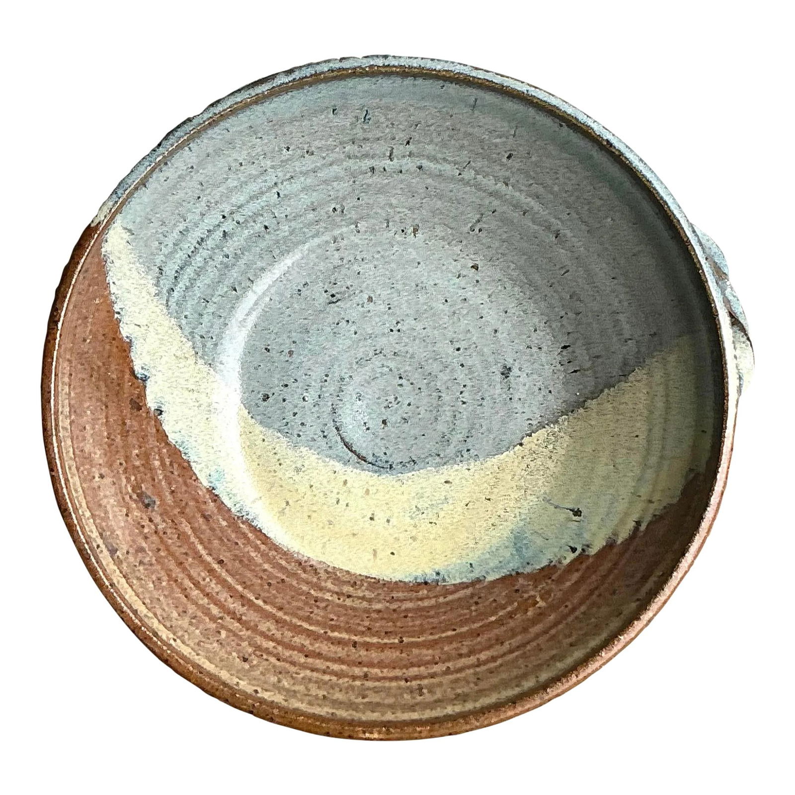 Rustic Vintage Boho Pottery Bowl 9 x 9.75 x 3.25 (1 of 10)