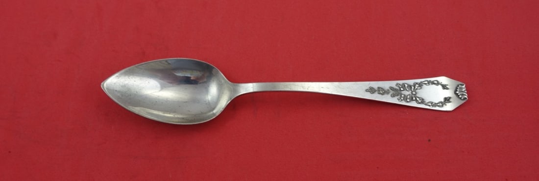 Whiting Sterling Silver 7 Inch Madam Jumel Place Soup Spoon: Whiting Sterling Silver 7 Inch Madam Jumel Place Soup Spoon This exquisite 7" place soup spoon is crafted from sterling silver and features the elegant Madam Jumel pattern by Whiting. Dating from 1900
