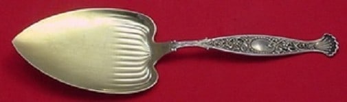 Whiting Hyperion Sterling Silver 10 Inch Pie Server Flat Handle: Whiting Hyperion Sterling Silver 10 Inch Pie Server Flat Handle This exquisite pie server features a flat handle and is crafted entirely from sterling silver in the elegant Hyperion pattern by Whiting