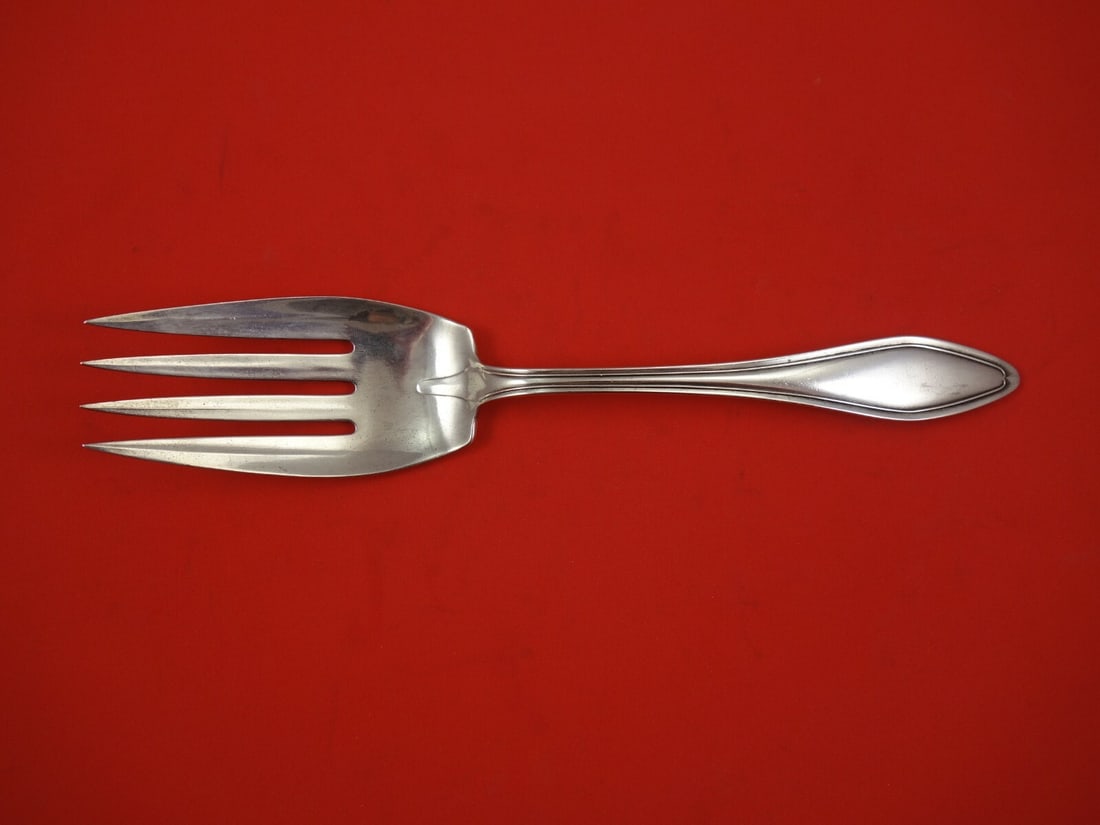 Towle Mary Chilton Sterling Silver Salad Serving Fork 9 Inch Heirloom: Towle Mary Chilton Sterling Silver Salad Serving Fork 9 Inch Heirloom This exquisite salad serving fork is crafted from sterling silver and features the elegant Mary Chilton pattern by Towle. Measurin