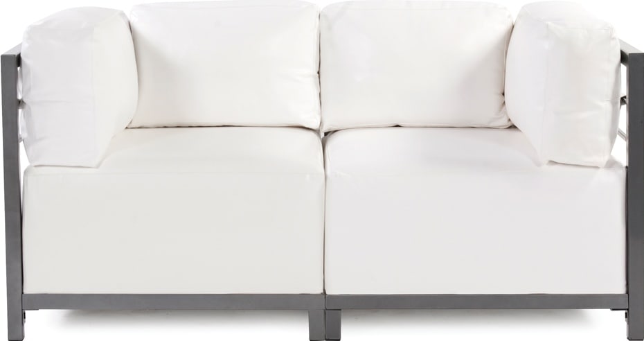 Howard Elliott Atlantis Sectional Sofa White Finish Contemporary (1 of 1)