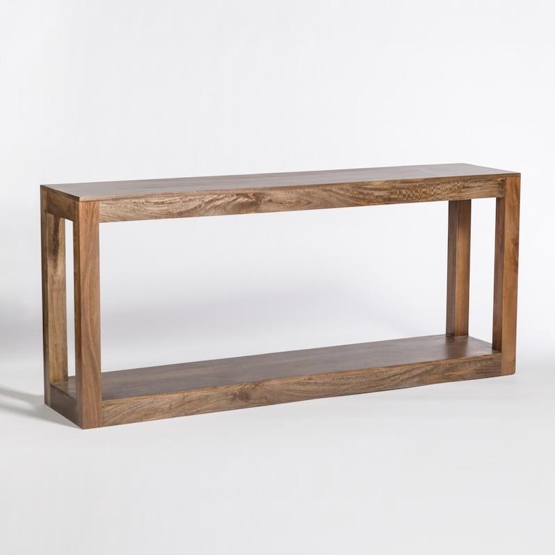 Alder Tweed Morgan Brindled Ash Console Table 72" Transitional Style: Alder Tweed Morgan Brindled Ash Console Table 72" Transitional Style Elevate your living space with this stylish Brindled Ash Console Table from the Morgan collection by Alder Tweed. With a sleek tran