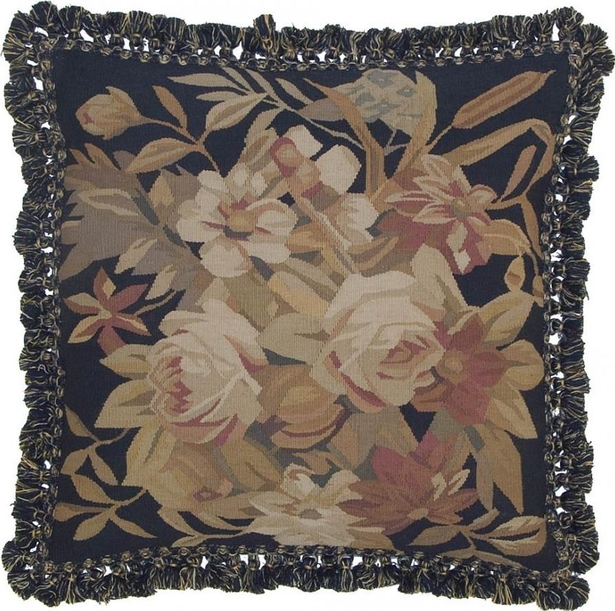 Provence Home Hand-Dyed Aubusson Autumn Throw Pillow 22x22 (1 of 1)