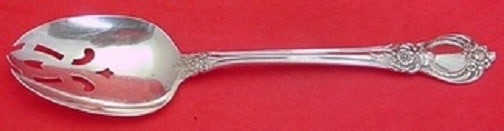 Oneida Stanton Hall Sterling Silver Slotted Serving Spoon 8 5/8": Oneida Stanton Hall Sterling Silver Slotted Serving Spoon 8 5/8" This exquisite serving spoon from Oneida features the elegant Stanton Hall pattern and is crafted from high-quality sterling silver. Me