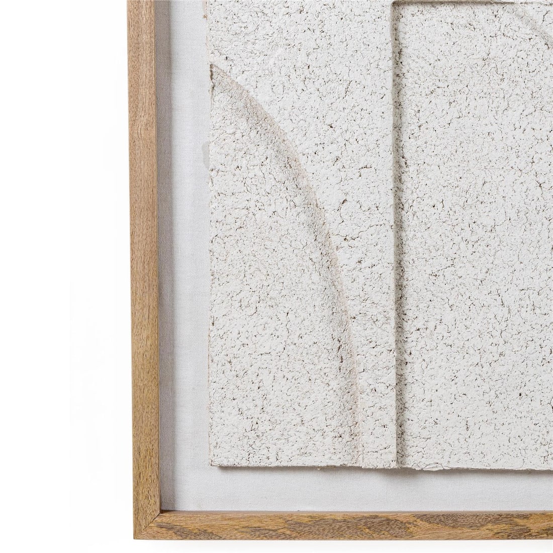 Textured Delphine Art in Natural Wood Float Frame 50 x 39: Textured Delphine Art in Natural Wood Float Frame 50 x 39 Introducing the Elegant Delphine Art, a stunning piece that showcases a harmonious blend of texture and rich tones. This artwork is crafted on