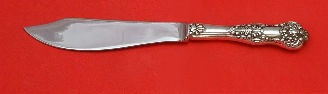 Dominick & Haff New King Sterling Silver Fish Knife Custom 8 1/4": Dominick & Haff New King Sterling Silver Fish Knife Custom 8 1/4" This exquisite fish knife features a hollow handle crafted from sterling silver, beautifully designed in the New King pattern by Domin