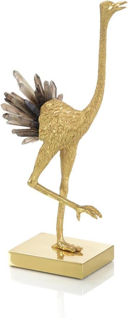 John-Richard Struthio Art Sculpture 15H 8W 5.50D: John-Richard Struthio Art Sculpture 15H 8W 5.50D Explore the striking beauty of the John-Richard Struthio Art Sculpture, a captivating piece that adds a unique touch to any space. This decorative scul