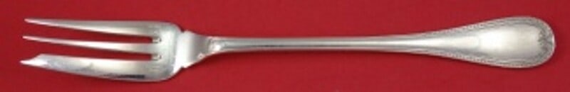 Christofle Malmaison Sterling Silver Serving Fork 10 Inch Heirloom: Christofle Malmaison Sterling Silver Serving Fork 10 Inch Heirloom This exquisite Malmaison serving fork from Christofle is crafted from heirloom-quality sterling silver. Measuring 10 inches, it showc