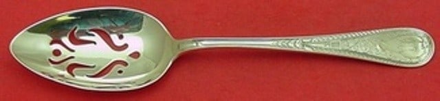 Gorham Hindostanee Sterling Silver Pierced Serving Spoon 8 1/4": Gorham Hindostanee Sterling Silver Pierced Serving Spoon 8 1/4" Enhance your dining experience with this exquisite Hindostanee serving spoon by Gorham. Crafted from high-quality sterling silver, this