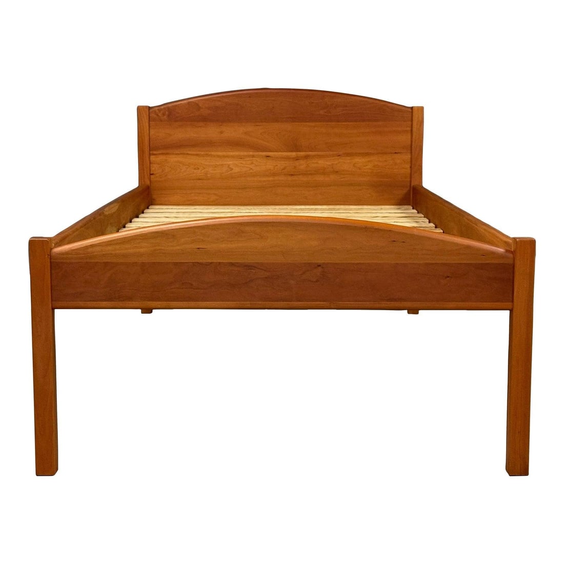 Pompanoosuc Mills Solid Cherry Twin Bed Modern Design (1 of 8)