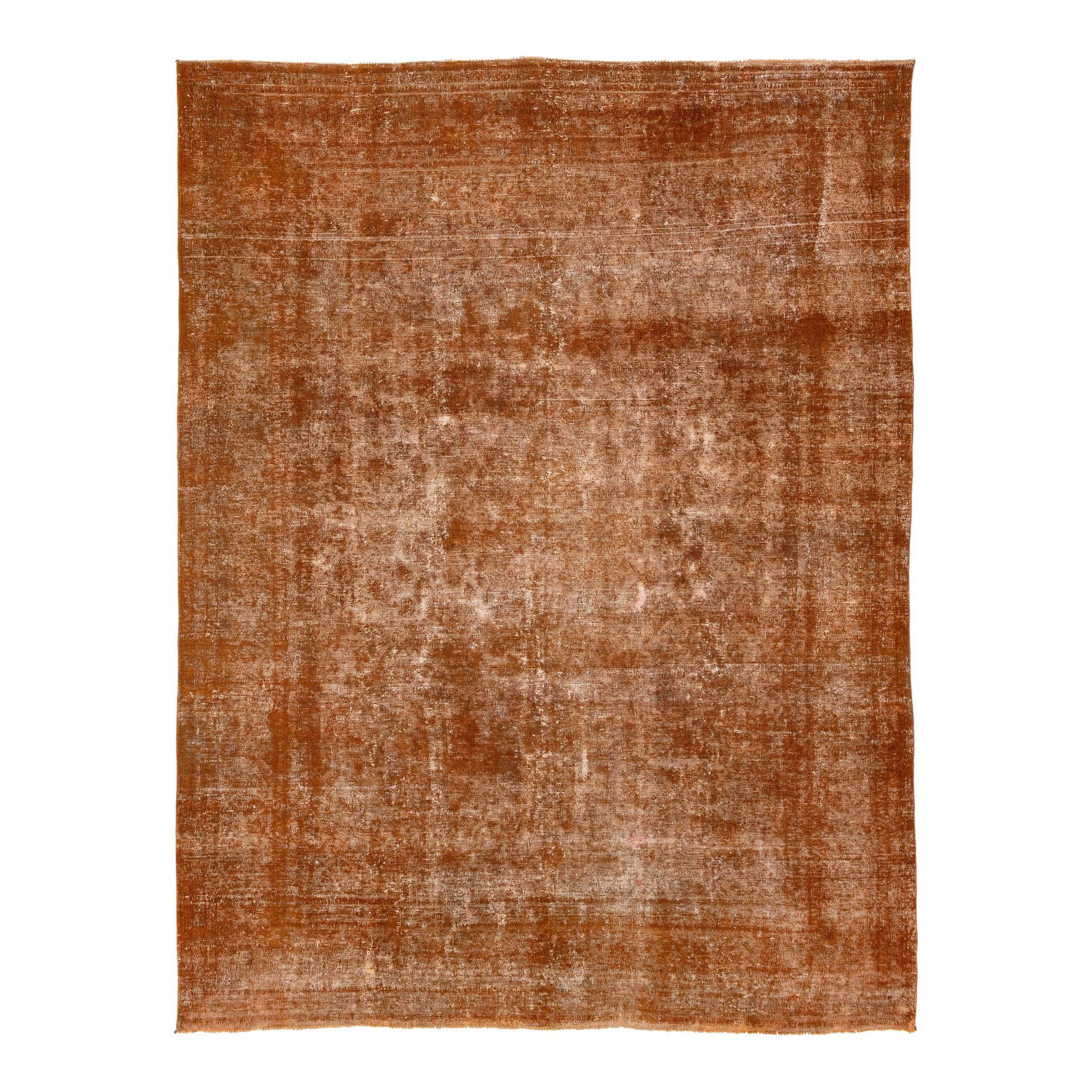 Antique Persian Wool Rug Orange Allover Design 9'5" x 12'4": Antique Persian Wool Rug Orange Allover Design 9'5" x 12'4" Enhance your living space with this stunning antique orange Persian wool rug, featuring an intricate allover design complemented by gray and