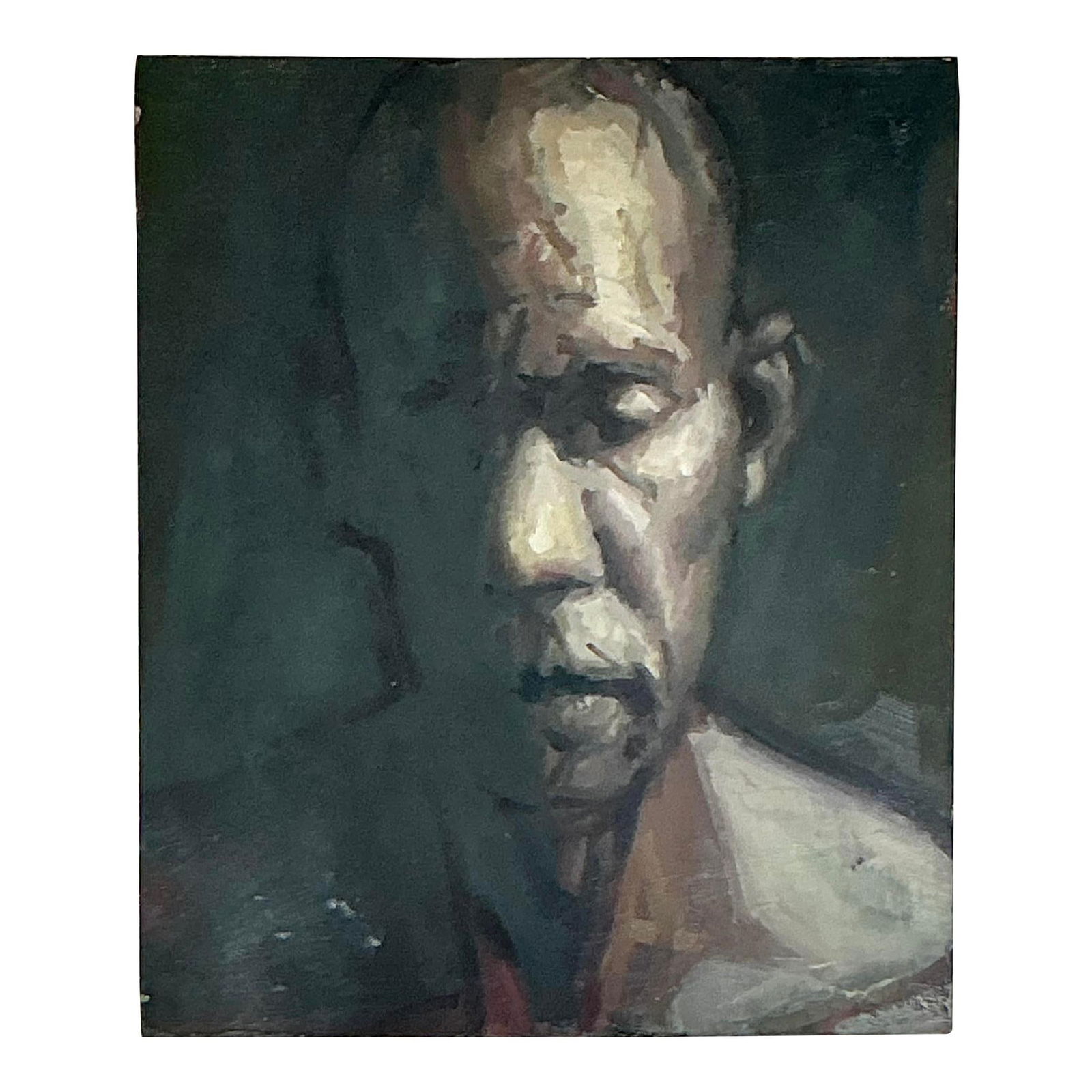 Vintage Boho Abstract Figural Painting on Masonite Board: Vintage Boho Abstract Figural Painting on Masonite Board Transform your living space with this Vintage Boho Abstract Figural Painting on board, showcasing a captivating blend of artistic expression an