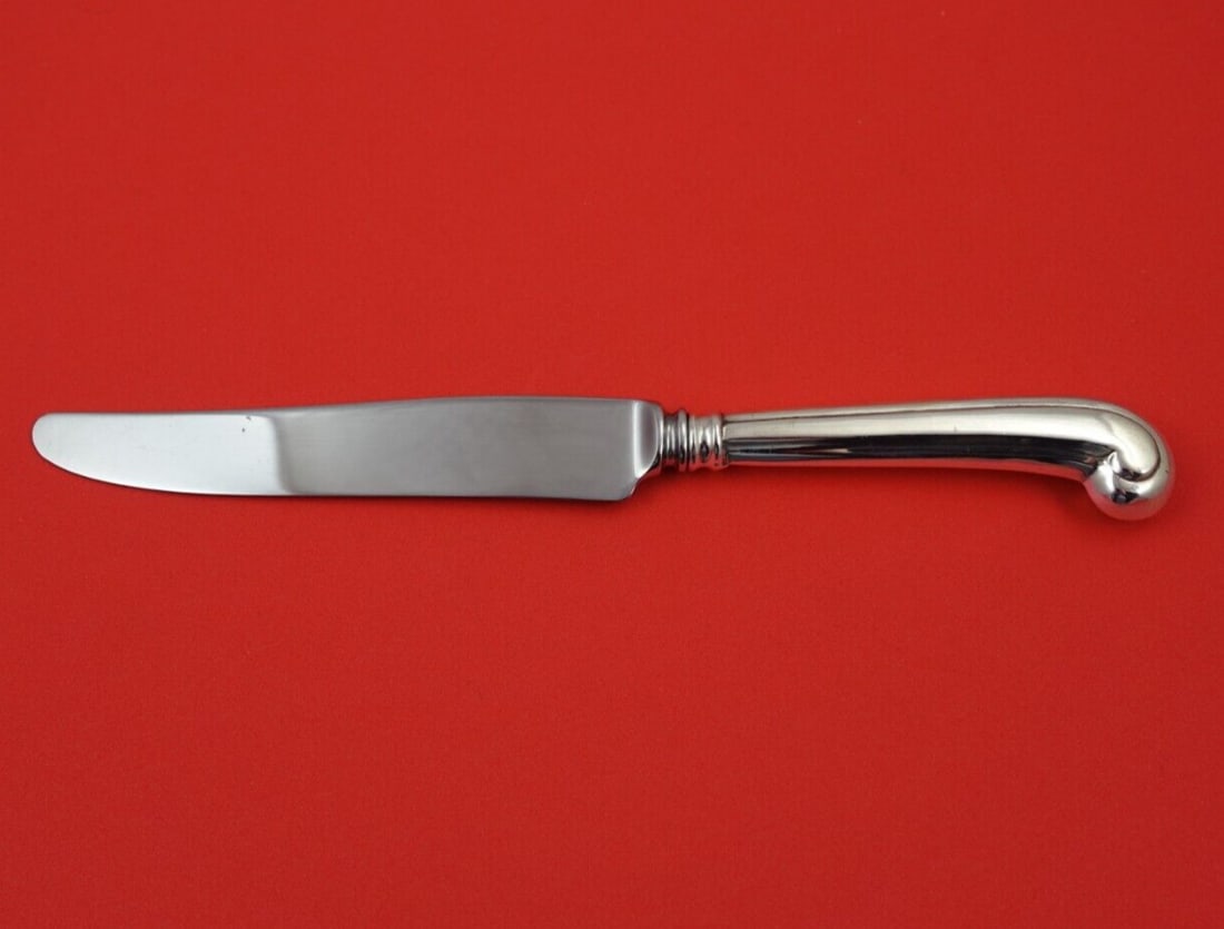 Arthur Stone Rattail Sterling Silver Knife 8 7/8 Pistol Grip: Arthur Stone Rattail Sterling Silver Knife 8 7/8 Pistol Grip This exquisite Rattail knife by Arthur Stone showcases a finely crafted sterling silver hollow pistol grip handle paired with a durable sta