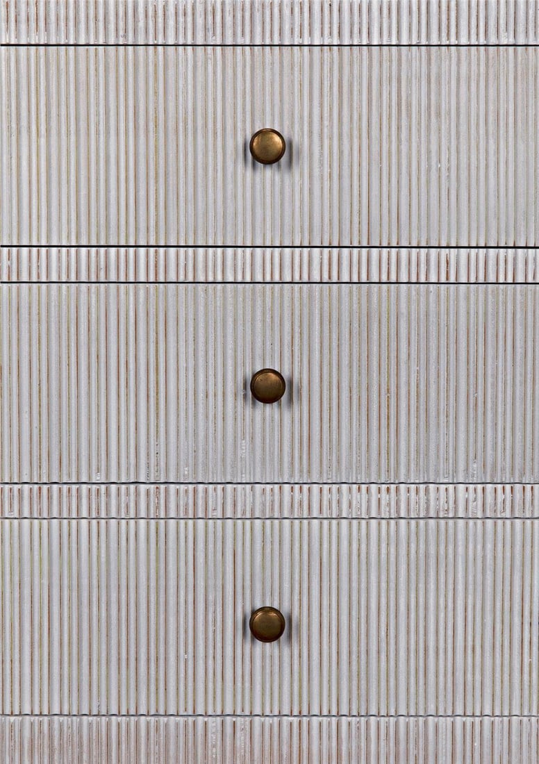 Noir Conrad 6 Drawer Dresser Mahogany White Wash Transitional: Noir Conrad 6 Drawer Dresser Mahogany White Wash Transitional Discover the perfect blend of style and functionality with this elegant 6 Drawer Dresser. Crafted from mahogany veneer, this transitional