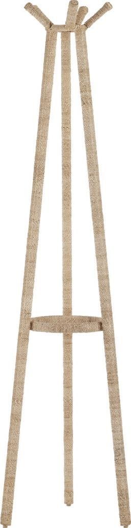 Currey Rolo Rope Coat Rack Contemporary Design 71H 18W 18D: Currey Rolo Rope Coat Rack Contemporary Design 71H 18W 18D Enhance your entryway with this stylish Rolo Rope Coat Rack, a perfect blend of contemporary design and functionality. Crafted from durable a