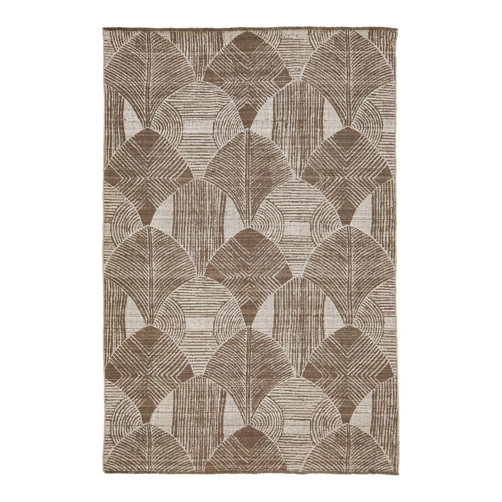 Elegant Beige-Taupe Abstract Wool Rug 6'4" x 9'6": Elegant Beige-Taupe Abstract Wool Rug 6'4" x 9'6" Enhance your living space with this exquisite Brown and Ivory Designed Transitional Hand Loom Wool Rug. Featuring a stunning beige-taupe field adorned