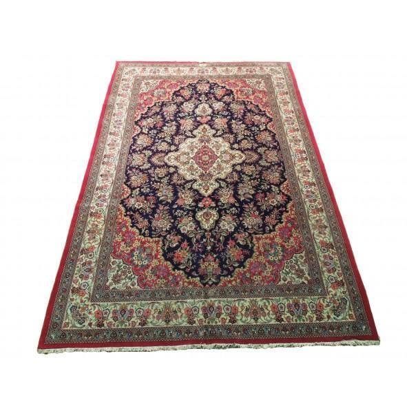 Exquisite 6.7 x 10.0 Persian Qom Kork Wool Rug: Exquisite 6.7 x 10.0 Persian Qom Kork Wool Rug Free continental US Shipping Enhance your space with this exquisite 6.7 x 10.0 Persian Qom Kork Wool Rug, meticulously crafted to offer both luxury and d