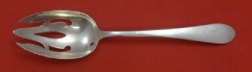 Gorham Old Colony New Sterling Silver Slotted Serving Spoon 8.5": Gorham Old Colony New Sterling Silver Slotted Serving Spoon 8.5" This exquisite serving spoon from Gorham features a beautiful slotted design and is crafted from high-quality sterling silver. Part of