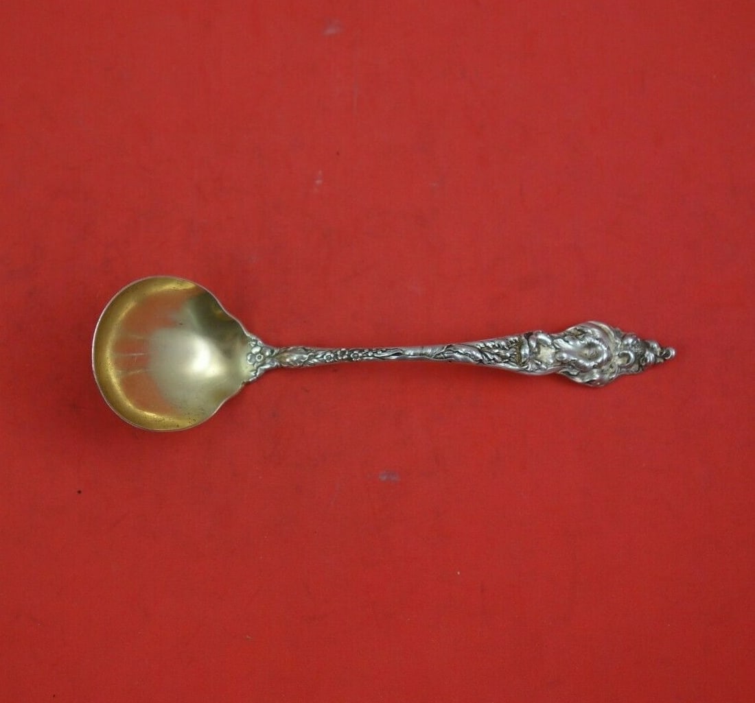 Reed and Barton Les Six Fleurs Sterling Silver Sauce Ladle 5.5 inches (1 of 3)