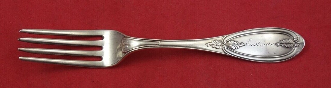 N. E. Crittenden Olive Sterling Silver Fork 6.75 inches: N. E. Crittenden Olive Sterling Silver Fork 6.75 inches This exquisite fork is a stunning piece from the Olive pattern by N. E. Crittenden, crafted from high-quality Sterling Silver (.925). Dating bac