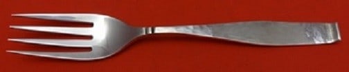 Rowley Sterling Silver Salad Fork 4-Tine by Old Newbury Crafters: Rowley Sterling Silver Salad Fork 4-Tine by Old Newbury Crafters This exquisite Rowley salad fork from Old Newbury Crafters features a classic 4-tine design, perfect for serving salads and side dishes