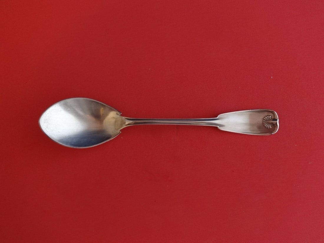 Tiffany & Co. Palm Sterling Silver Ice Cream Spoon 6 Inch: Tiffany & Co. Palm Sterling Silver Ice Cream Spoon 6 Inch Indulge in your favorite frozen treats with the elegantly designed Palm Ice Cream Spoon by Tiffany & Co. Crafted from high-quality sterling si
