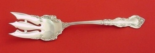 Warwick Sterling Silver 3-Tine Salad Serving Fork 8 1/4" by International: Warwick Sterling Silver 3-Tine Salad Serving Fork 8 1/4" by International Add elegance to your dining experience with this Warwick by International Sterling Salad Serving Fork. This exquisite piece fe