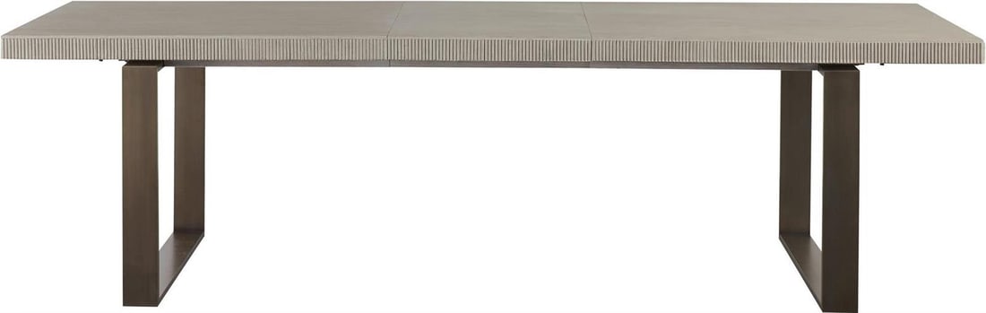 Universal Modern Robards Extendable Dining Table Flint Finish 84 to 106 Inches (1 of 4)