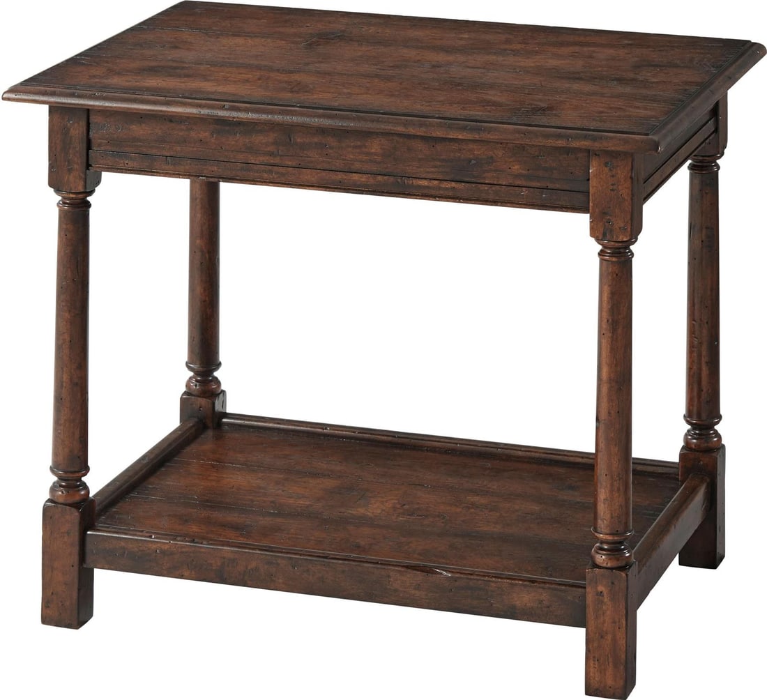 Theodore Alexander Vintage Style Mahogany Rectangular Side Table (1 of 1)
