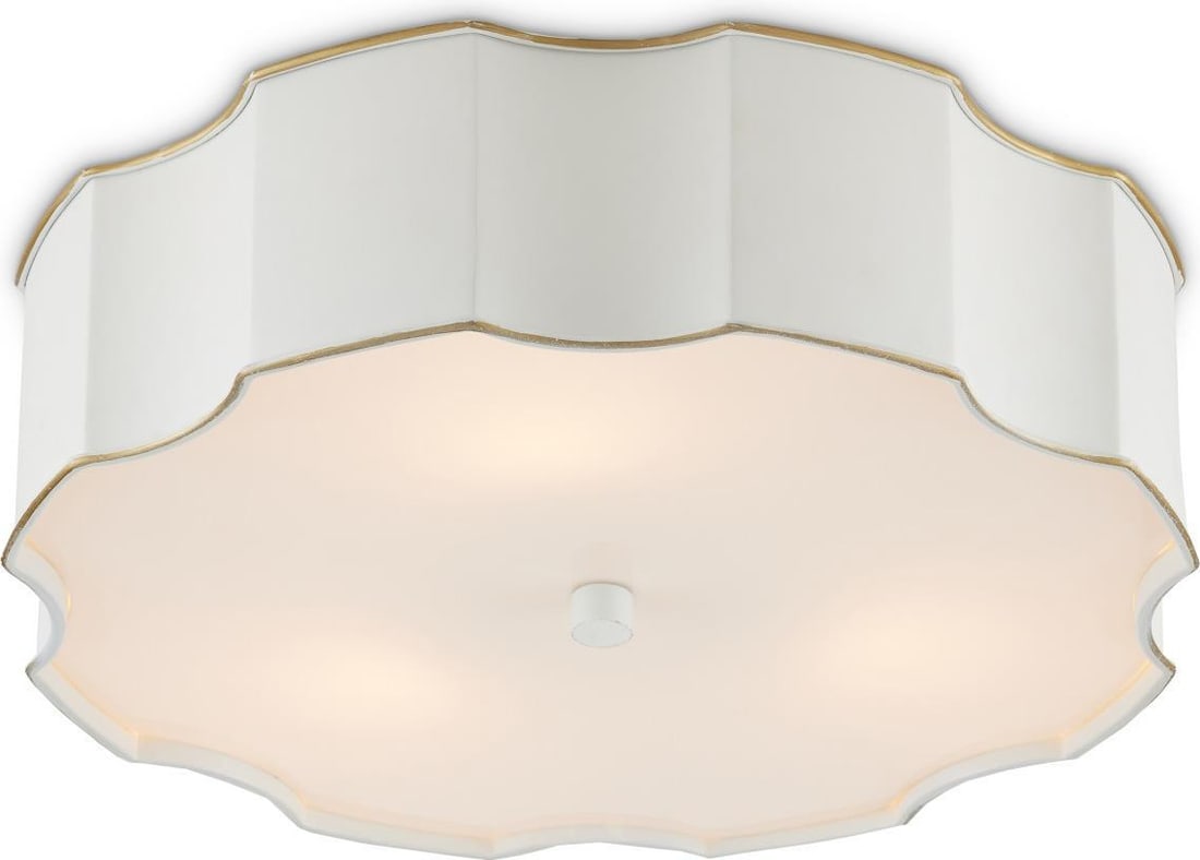 Currey Wexford White Flush Mount Ceiling Light Dimmable 3 Bulbs: Currey Wexford White Flush Mount Ceiling Light Dimmable 3 Bulbs Illuminate your space with the Transformative Wexford White Ceiling Light, a stylish flush mount fixture that brings a touch of transiti