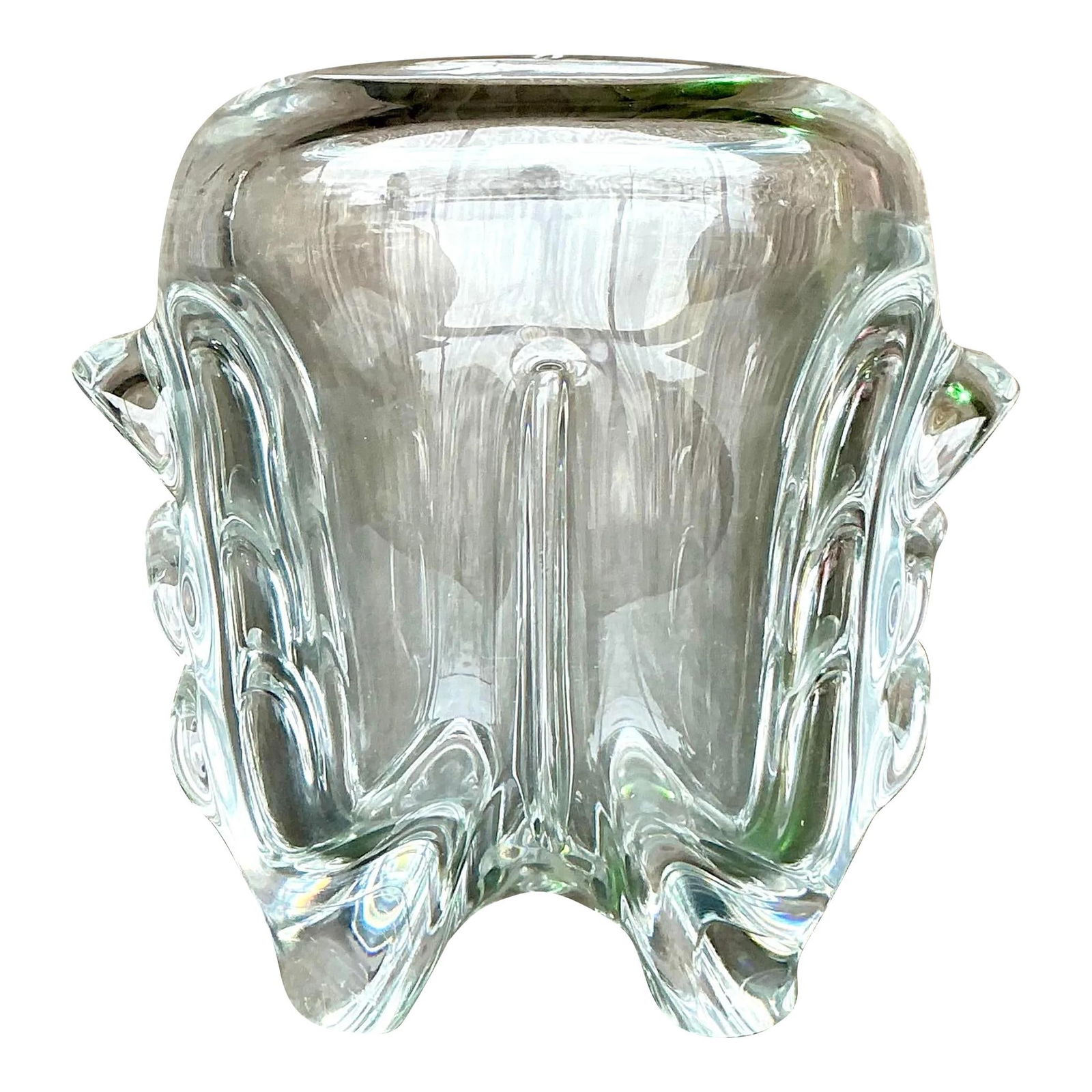 Regency Val St Lambert Crystal Vase Vintage Belgian Artistry: Regency Val St Lambert Crystal Vase Vintage Belgian Artistry Discover the timeless elegance of the Vintage Regency Val St Lambert Crystal Vase, a remarkable piece that exemplifies European craftsmansh