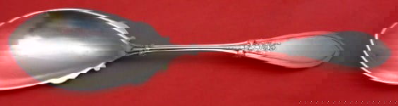 Gorham Whiting Italian Pattern Sterling Silver Berry Spoon 9 1/4 Inch (1 of 1)