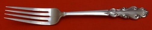 Towle Esplanade Sterling Silver Dinner Fork 7 7/8 Inch Vintage Flatware: Towle Esplanade Sterling Silver Dinner Fork 7 7/8 Inch Vintage Flatware This exquisite dinner fork from the Esplanade pattern by Towle is crafted from high-quality sterling silver. Measuring 7 7/8 inc