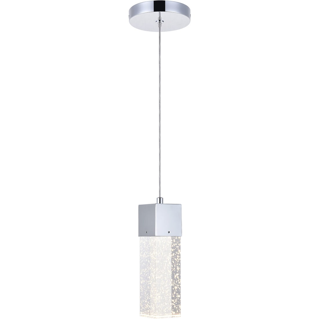 Constellation Chrome Bubble Glass Pendant Light: Constellation Chrome Bubble Glass Pendant Light Illuminate your space with this stunning Crystal Pendant Light Fixture, designed for modern aesthetics. This versatile pendant features a polished chrom