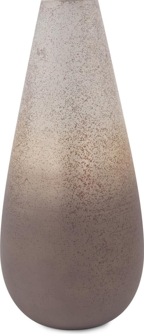 Howard Elliott 18 Inch Taupe Glass Vase for Home Decor: Howard Elliott 18 Inch Taupe Glass Vase for Home Decor Enhance your home decor with this elegant taupe glass vase, perfect for any setting. With its stylish brown textured finish, this vase stands at