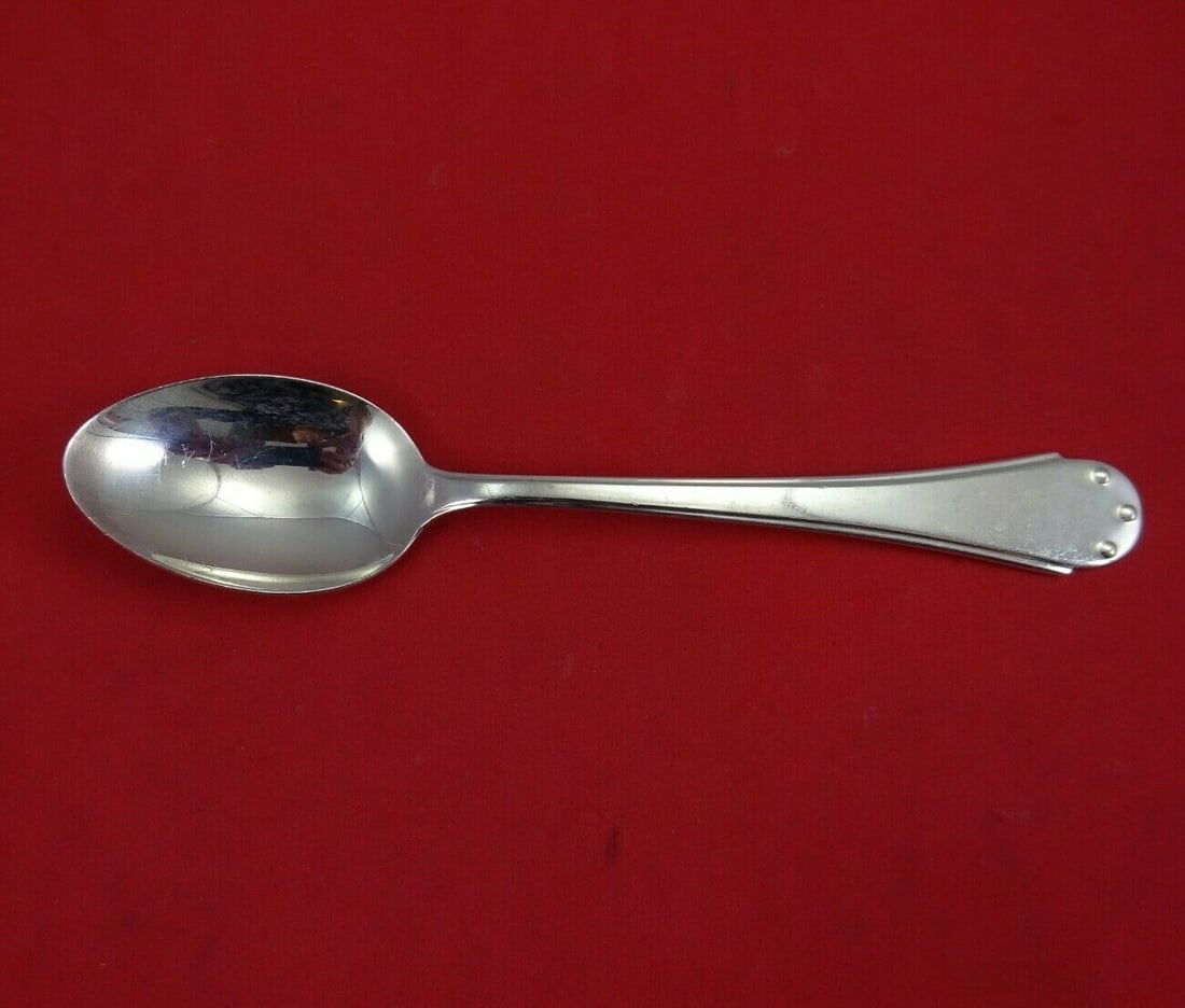 Bugatti Ettore Sterling Silver Place Soup Spoon 6.75" Flatware: Bugatti Ettore Sterling Silver Place Soup Spoon 6.75" Flatware Introducing the Ettore by Bugatti Sterling Silver Place Soup Spoon, a stunning addition to your flatware collection. This exquisite spoon