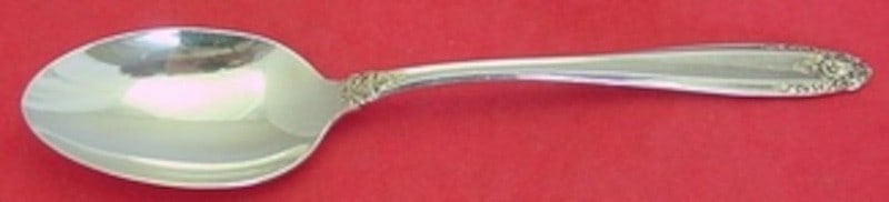 Sterling Silver Soup Spoon 6.75 Inch Prelude Pattern by International: Sterling Silver Soup Spoon 6.75 Inch Prelude Pattern by International This is a sterling silver place soup spoon in the Prelude pattern by International Silver, first introduced in 1939. The spoon fea