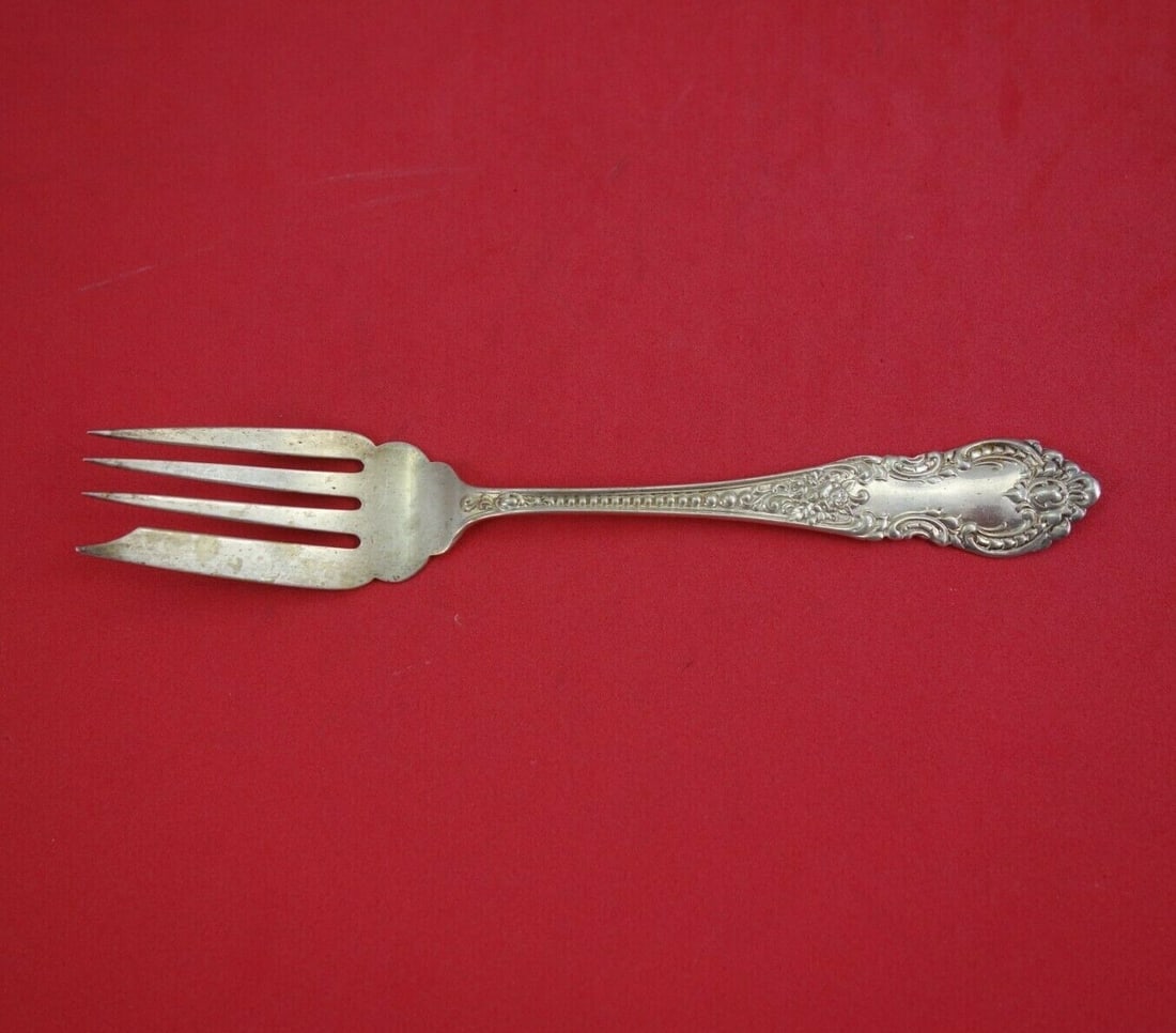 Knowles Mauser Apollo Sterling Silver Salad Fork 6 Inch Flatware: Knowles Mauser Apollo Sterling Silver Salad Fork 6 Inch Flatware Introducing the Apollo Sterling Silver Salad Fork, a timeless addition to your flatware collection. Crafted by Knowles and Mauser, this