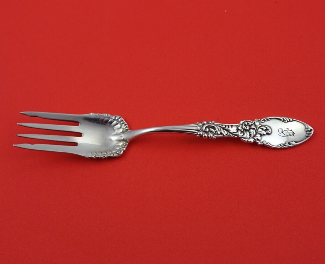 Frank Whiting Tyrolean Sterling Silver Fish Fork 6 1/4 Inch Heirloom: Frank Whiting Tyrolean Sterling Silver Fish Fork 6 1/4 Inch Heirloom Discover the elegant Tyrolean fish fork crafted by Frank Whiting, a fine piece of sterling silver flatware that measures 6 1/4 inch