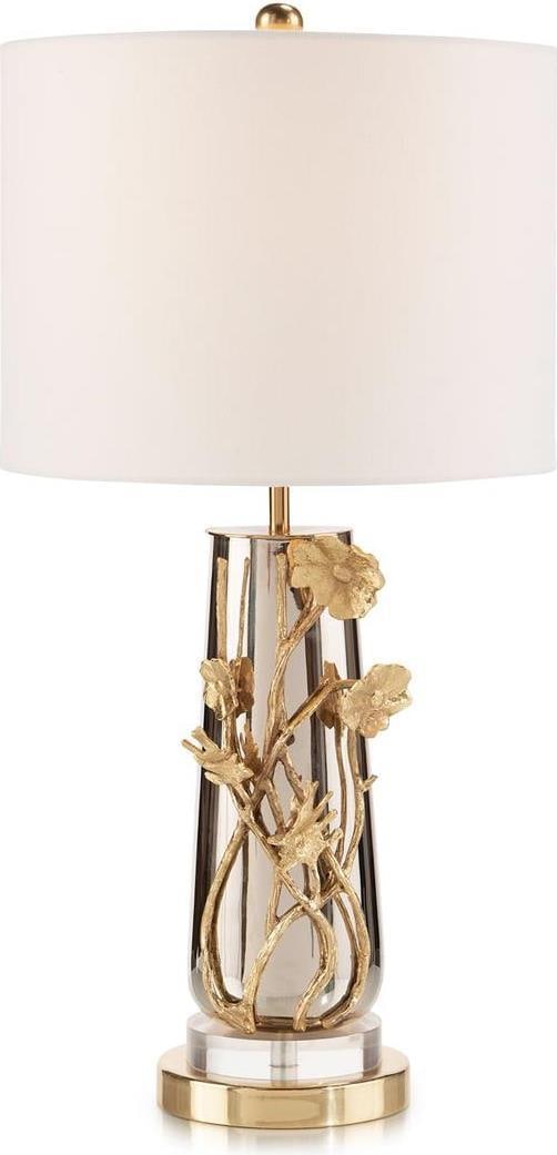 John-Richard Poppy Table Lamp Elegant Nickel Finish 26.5H (1 of 2)