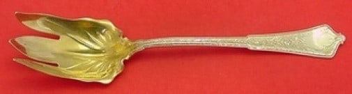 Tiffany & Co. Persian Sterling Silver Salad Serving Fork 10 1/4": Tiffany & Co. Persian Sterling Silver Salad Serving Fork 10 1/4" This elegant salad serving fork from Tiffany & Co. is crafted in sterling silver and features the exquisite Persian pattern. Measuring