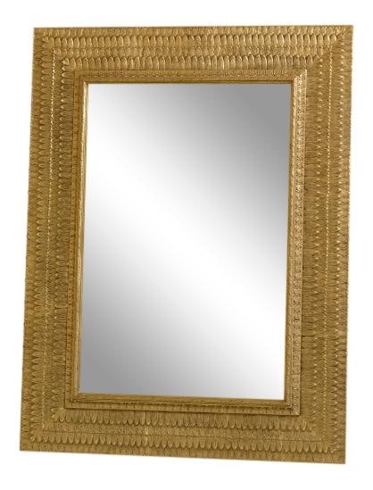 Friedman Brothers Model #7284 Silver Beveled Mirror 43.5 x 58: Friedman Brothers Model #7284 Silver Beveled Mirror 43.5 x 58 Enhance your living space with the Friedman Brothers Model #7284 Silver Mirror, a stunning example of handcrafted decorative wall art. Thi