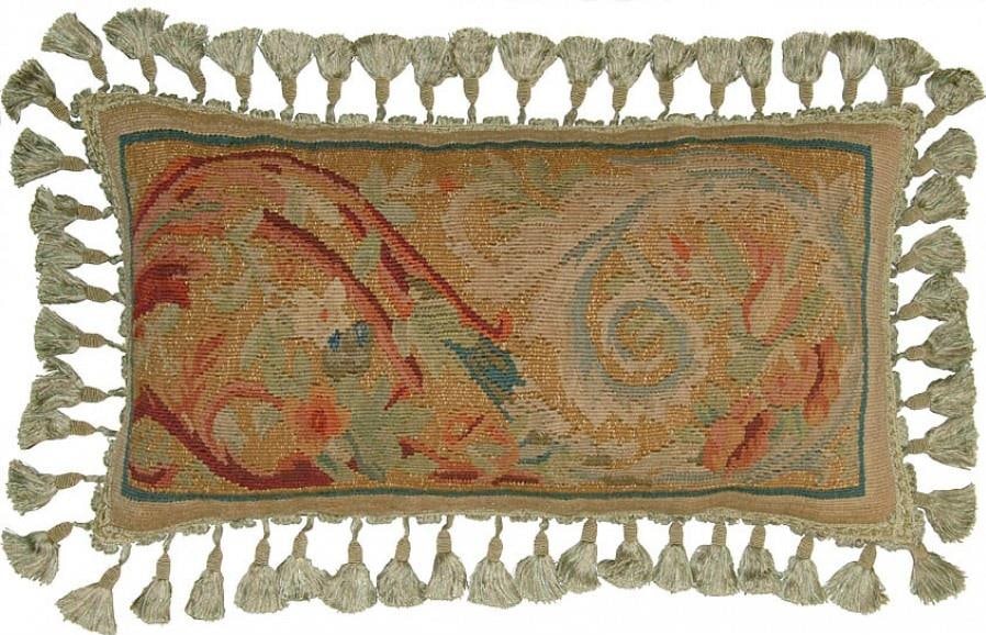 Provence Home Handmade Aubusson Blue Velvet Throw Pillow 12x24: Provence Home Handmade Aubusson Blue Velvet Throw Pillow 12x24 Enhance your living space with this elegant handmade Aubusson-style throw pillow, crafted from luxurious velvet velour. The pillow featur